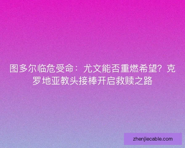 图多尔临危受命：尤文能否重燃希望？克罗地亚教头接棒开启救赎之路